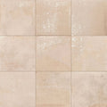 Beige cotto blanc terracotta effect stone tiles with subtle speckled texture and glossy finish for flooring and walls