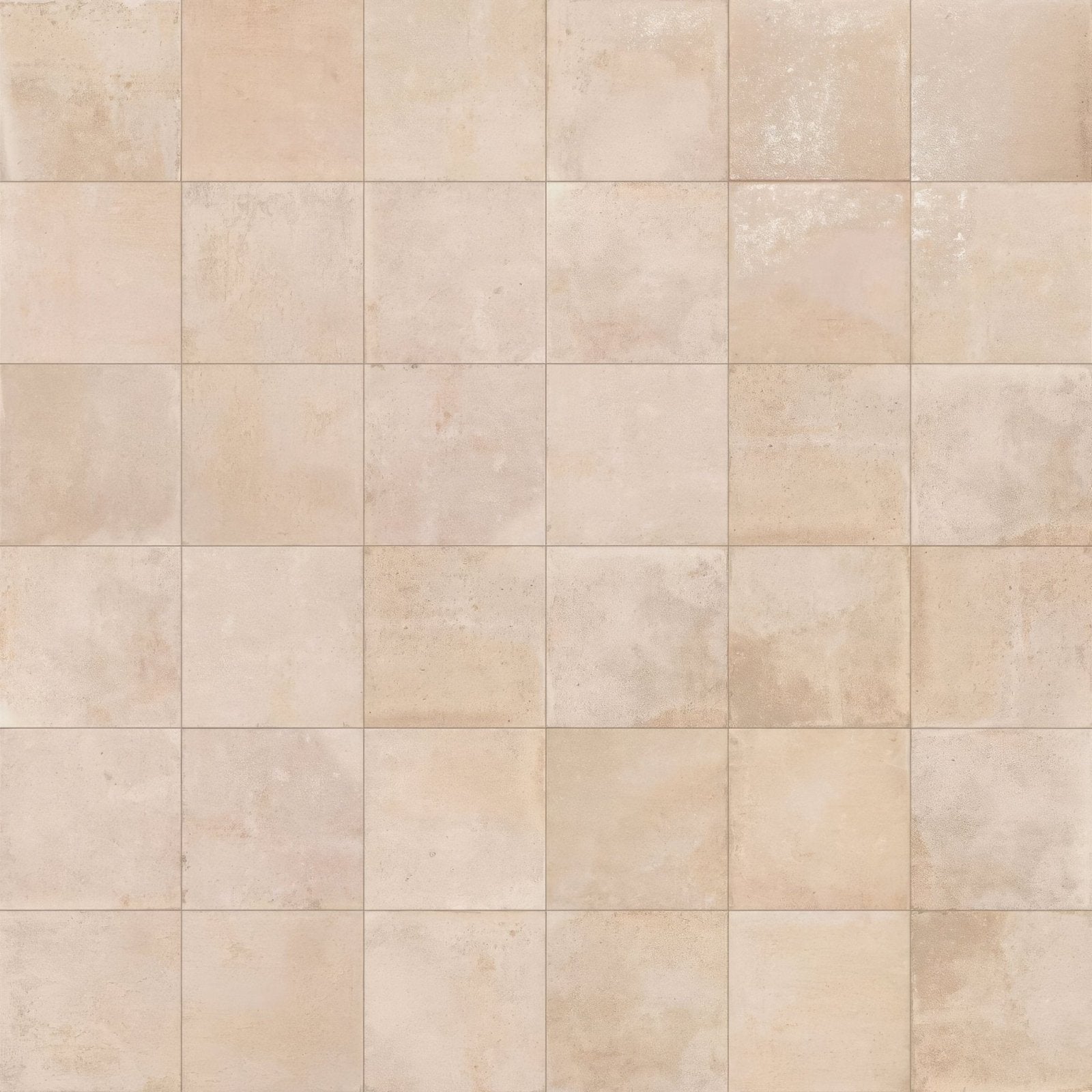 Beige cotto blanc terracotta effect stone tiles with subtle natural texture and slight tone variations
