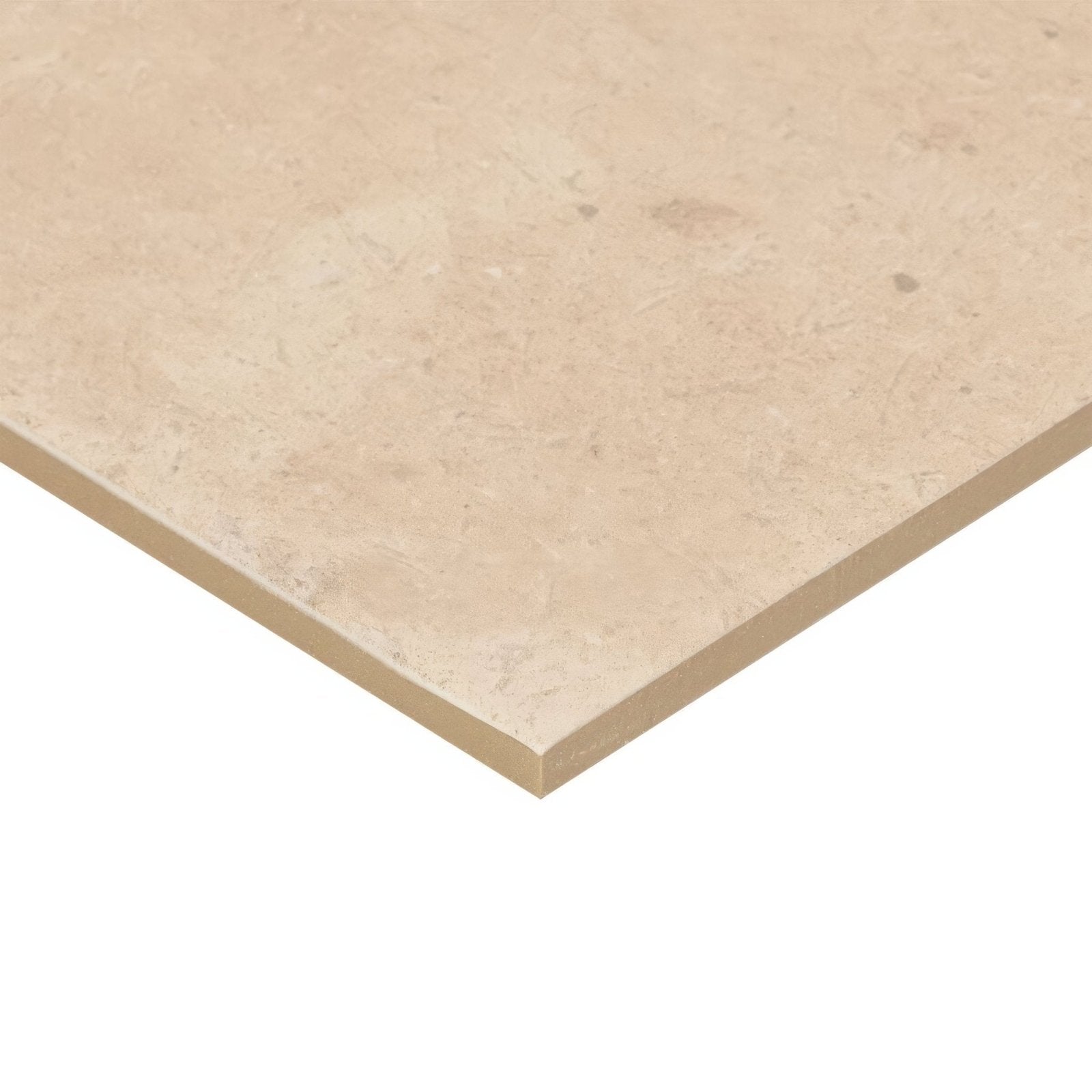 Beige cotto blanc terracotta effect tile with subtle natural veining and smooth polished stone surface