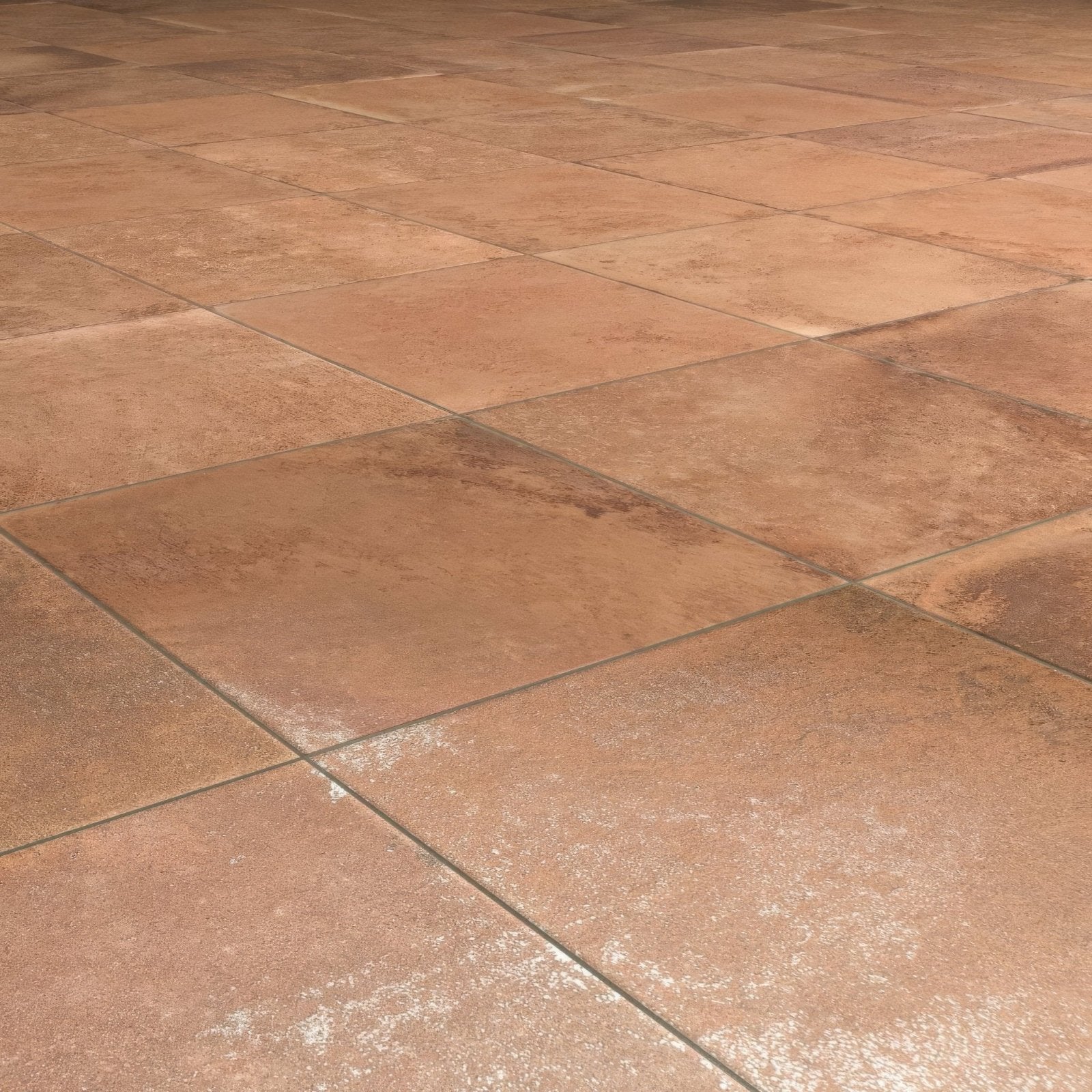 Cotto cuero terracotta effect rectangular floor tiles with matte textured surface and subtle tone variations