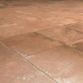 Cotto cuero terracotta effect rectangular floor tiles with matte textured surface and subtle tone variations