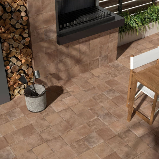 Cotto Natural Terracotta Effect Tiles - alternate view