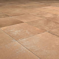 Tan stone cotto natural terracotta effect tiles with matte slightly textured surface ideal for flooring and walls