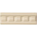 County White Dentil Moulding Ceramic Wall Tile 152x50mm