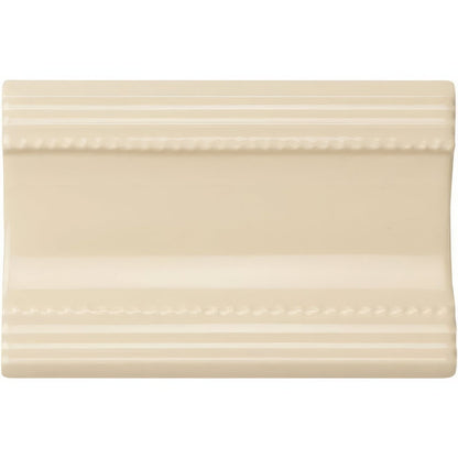 County White Plain Cornice Ceramic Wall Tile 152x75mm