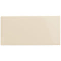 County White Rounded Long Edge Ceramic Wall Tile