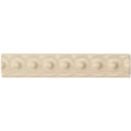 County White Scroll Moulding Ceramic Wall Tile 152x29mm