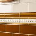 County White Scroll Moulding