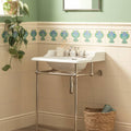 County White Victoria Moulding Ceramic Wall Tile 152x75mm
