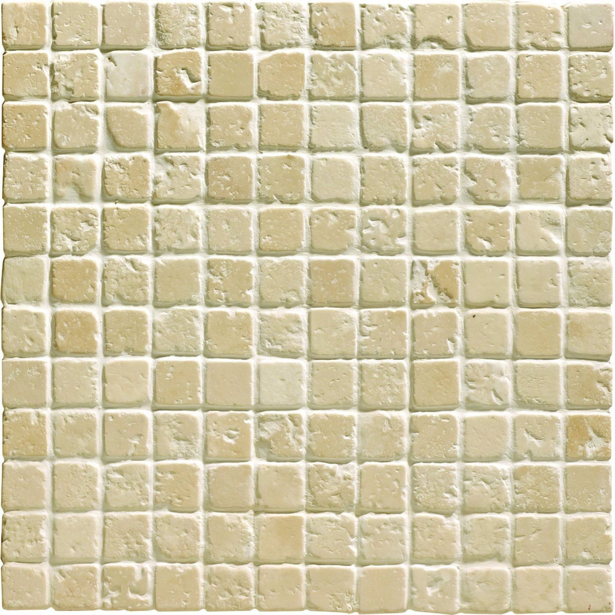 Crema 2.3 Venetian Stone Mosaic shown as flooring