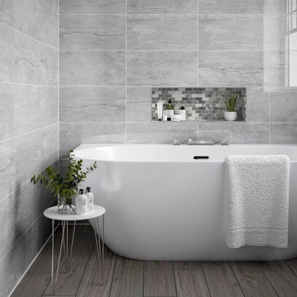Creswell Grey Stone & Metal Mix Brick