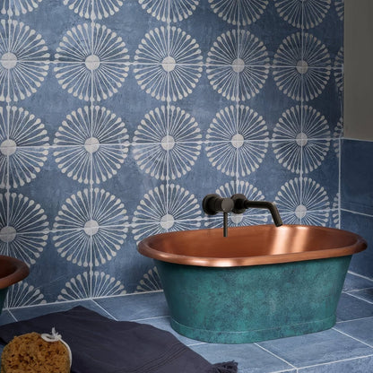 Cuba Porcelain Vedado Indigo