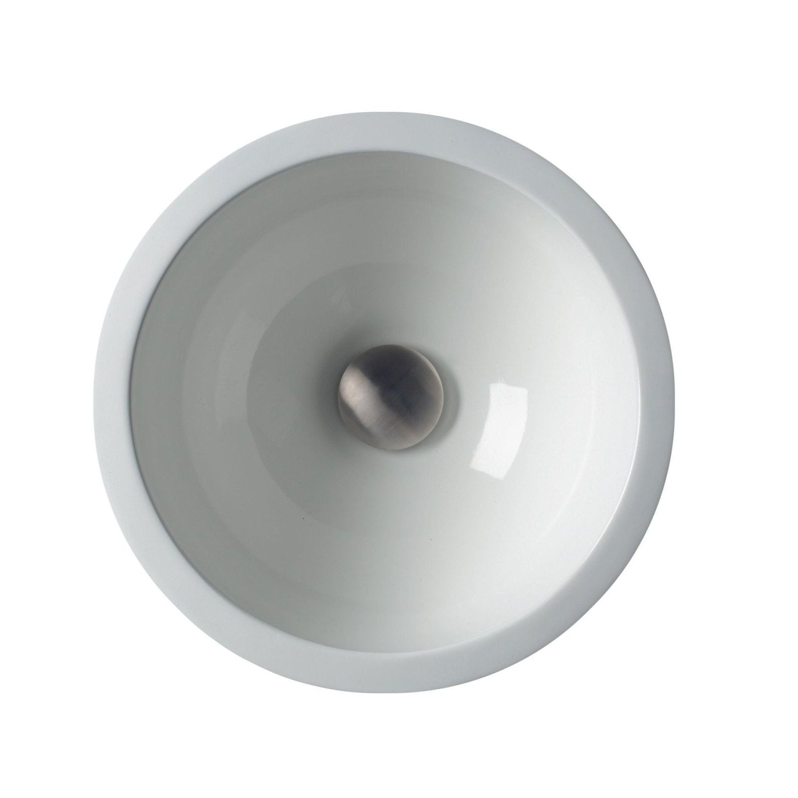 Cyprus Brushed Copper & White Enamel Bowl in a bathroom setting