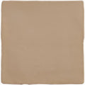 Beige damask field tile with a smooth slightly glossy surface and softly rounded edges for elegant flooring