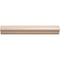 Beige glossy ceramic damask ogee crown molding designed for elegant decorative ceiling trim