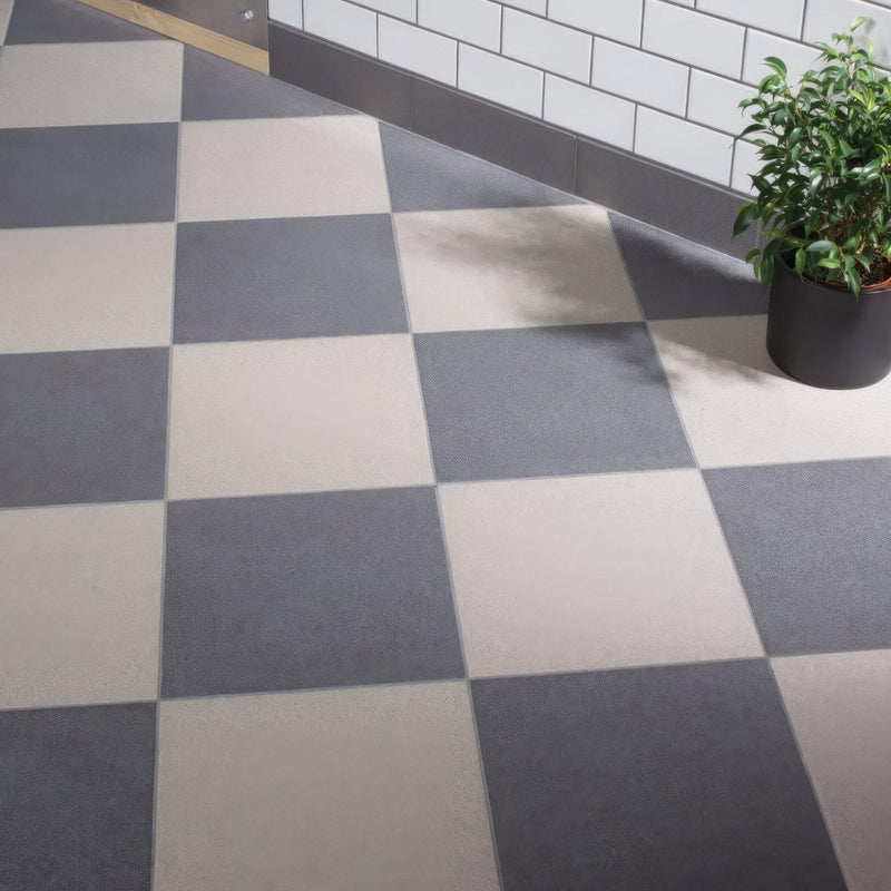 Dark Grey Flat Quarry Tile 148x148x9mm