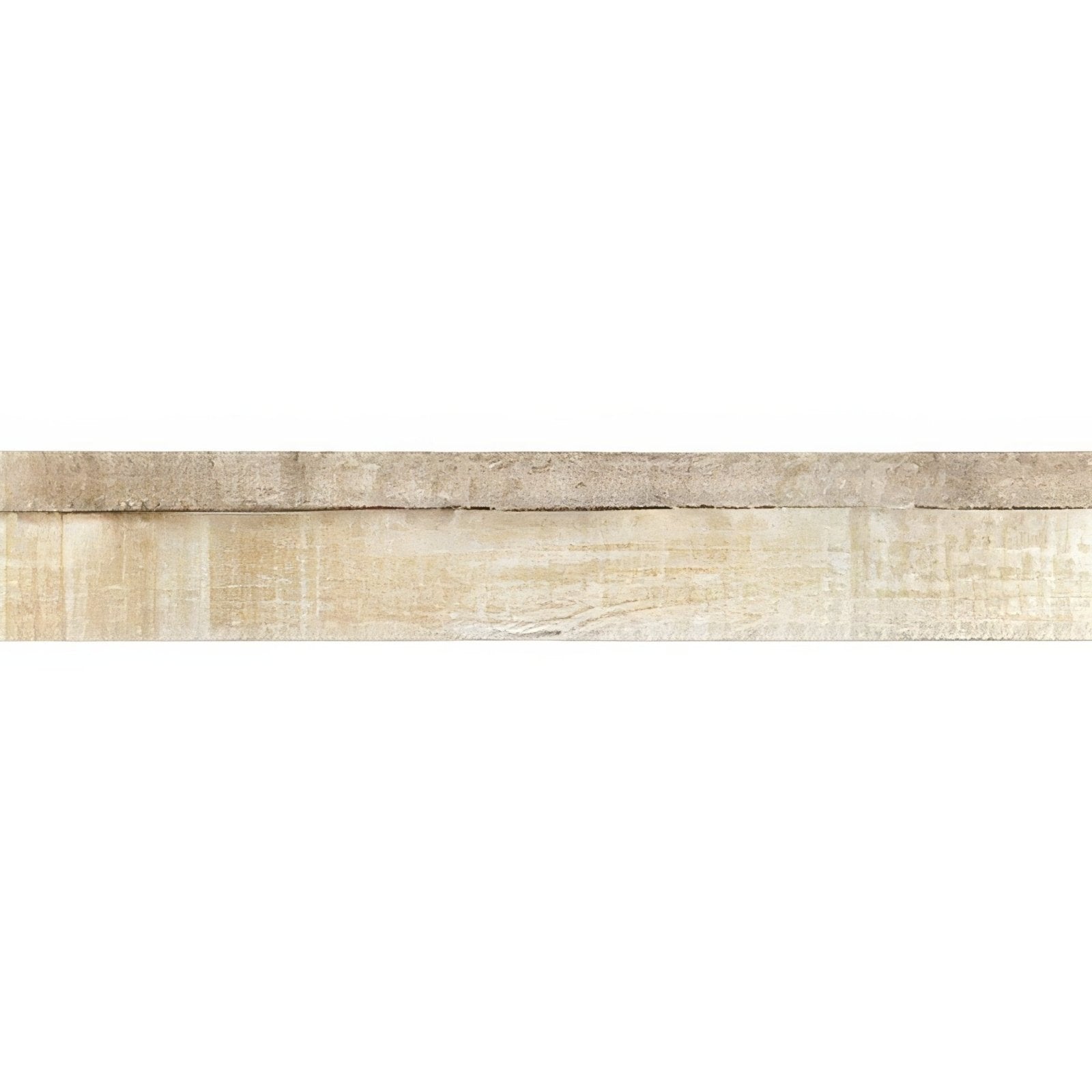 Beige and gray textured darwin natural glazed porcelain tile with a subtle rustic wood effect finish