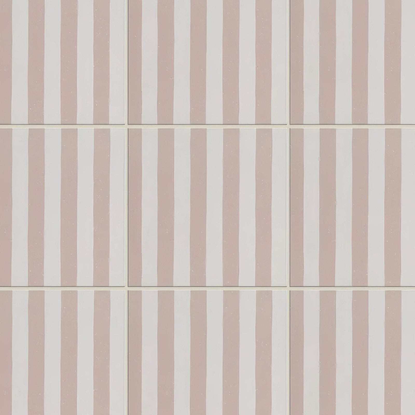 Deck chair porcelain rose ceramic tiles with pink and white vertical stripes ideal for decorative wall use