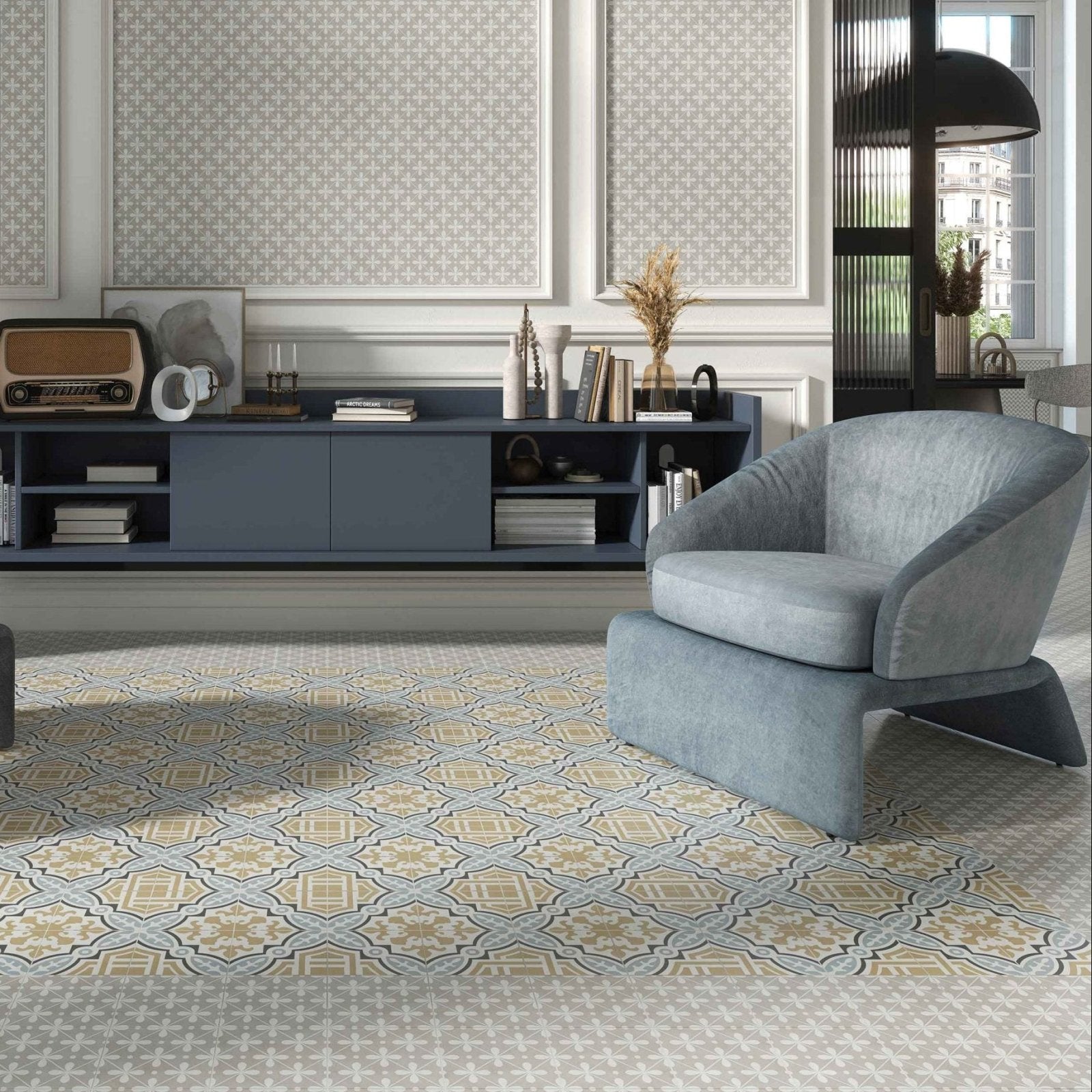 Decorata 06 Patterned 15 x 15cm Tile - Porcelain