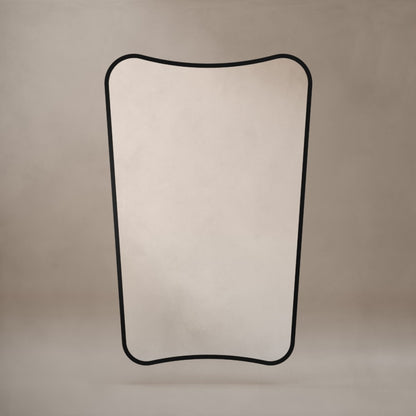 Delphine Curve Mirror 60x90cm in Black - Origins Living, view 4