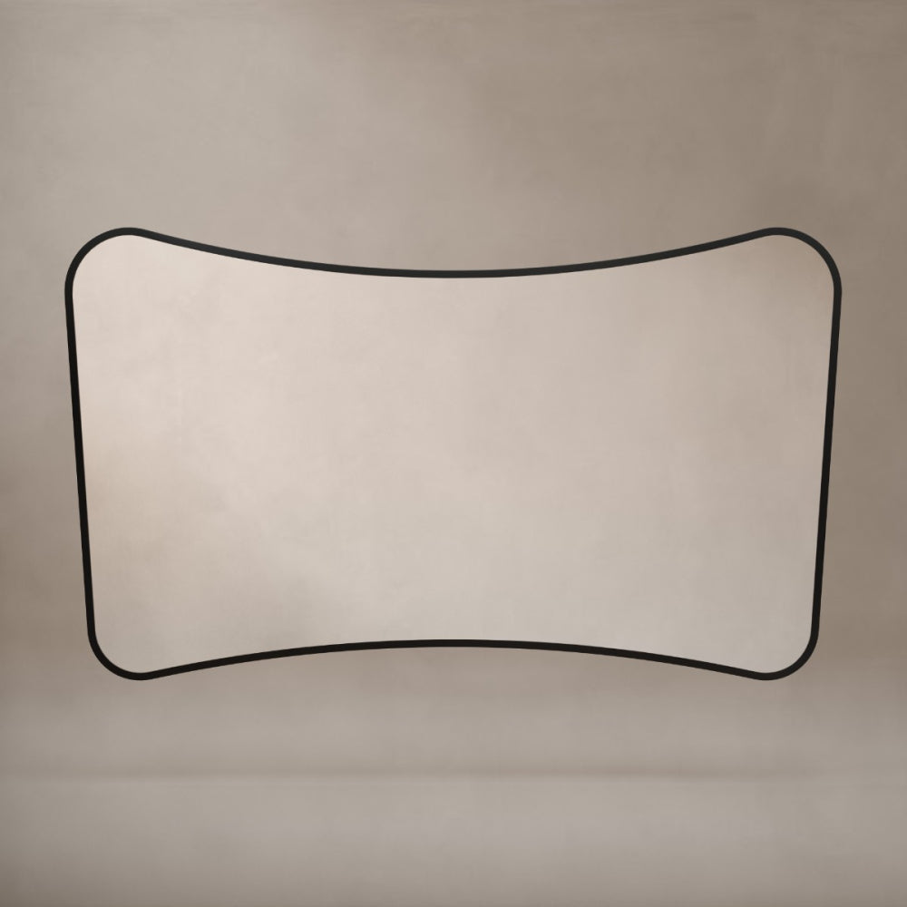 Delphine Curve Mirror 120x70cm in Black - Origins Living, view 4