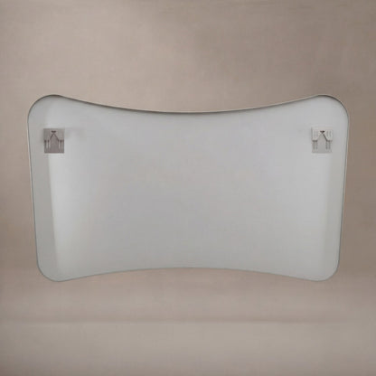Delphine Curve Mirror 120x70cm in Brushed Nickel - Origins Living, view 7