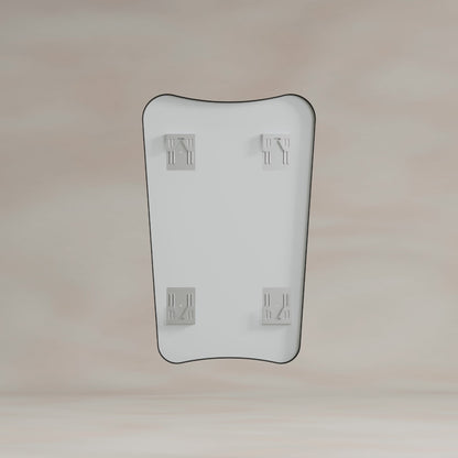 Delphine Curve Mirror 45x70cm in Black - Origins Living, view 7