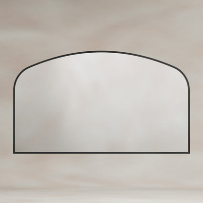 Delphine Overmantel Arch Mirror 120x70cm in Black - Origins Living, view 4