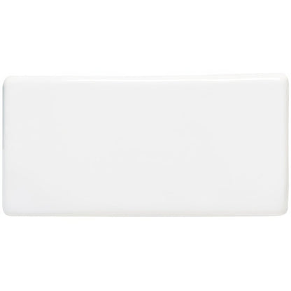 Delft White Half Tile