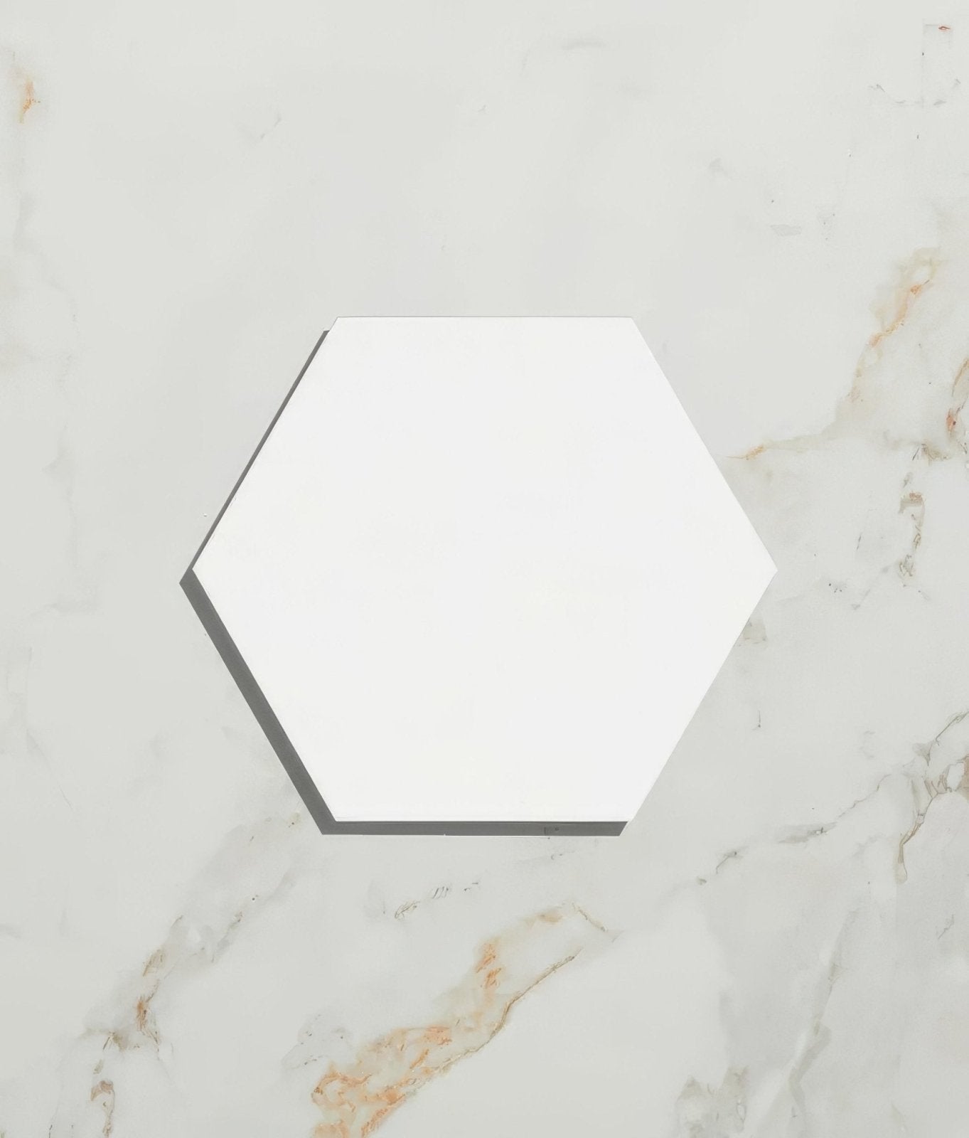 Delicate Porcelain Hexagon