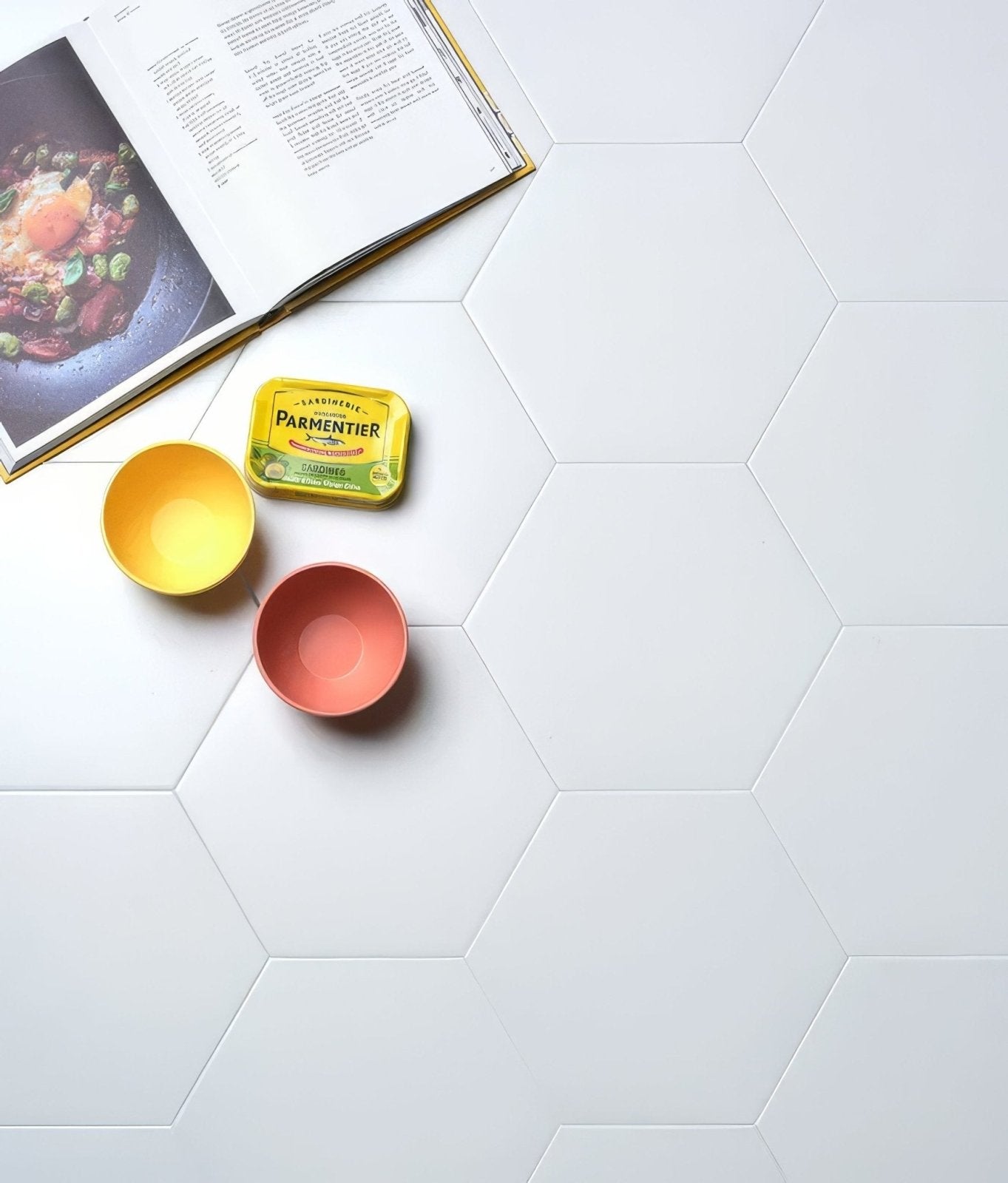 Delicate Porcelain Hexagon