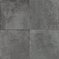 Direction dark matt 60 x 60cm dark gray concrete-effect floor tiles with a textured weathered finish
