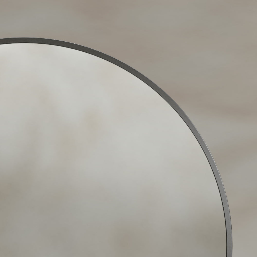 Docklands Round Mirror 60cm in Gunmetal - Origins Living, view 5