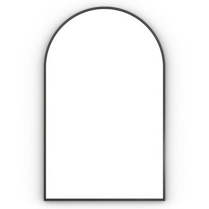 Docklands Arch Mirror 50x80cm in Black