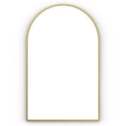 Docklands Arch Mirror 50x80cm in Brushed Brass