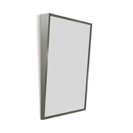 Docklands Inclusive Angled Mirror Brushed Stainless Steel - alternate view