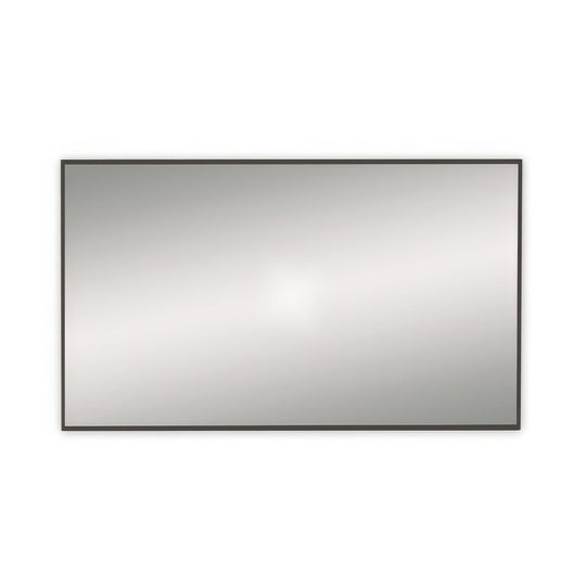 Docklands Rectangular Mirror 120x70cm Black - alternate view