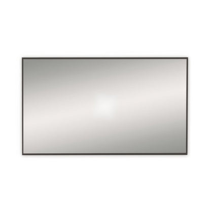 Docklands Rectangular Mirror 120x70cm Black