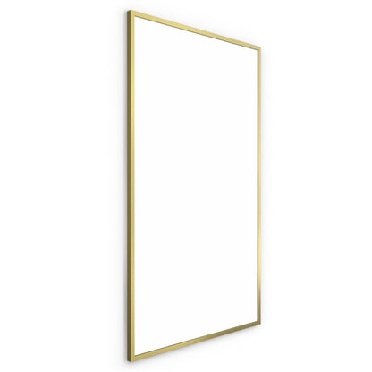 Docklands Rectangular Mirror 120x70cm Brushed Brass