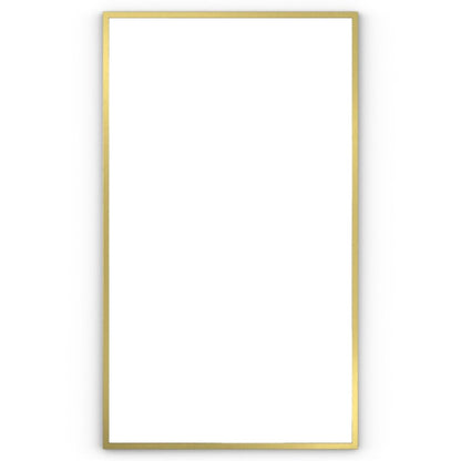 Docklands Rectangular Mirror 120x70cm Brushed Brass