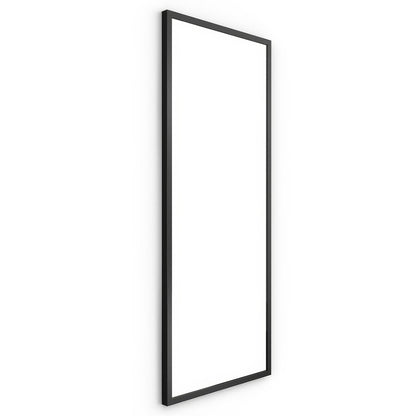 Docklands Rectangular Mirror 40x100cm Black