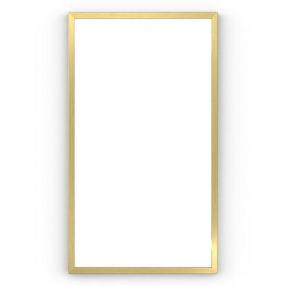 Docklands Rectangular Mirror 40x70cm Brushed Brass