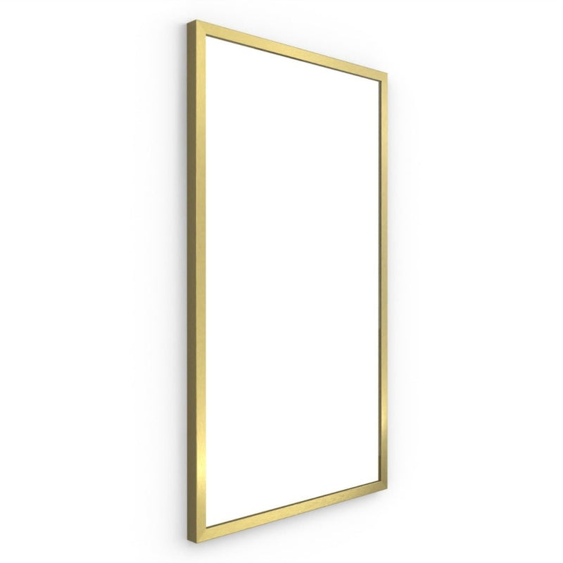 Docklands Rectangular Mirror 40x70cm Brushed Brass