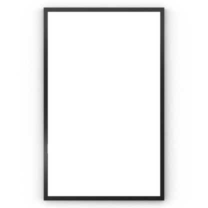 Docklands Rectangular Mirror 50x80cm Black