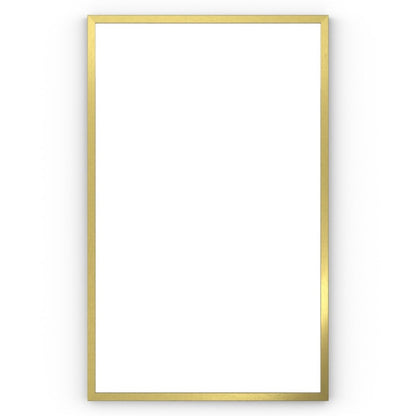 Docklands Rectangular Mirror 50x80cm Brushed Brass