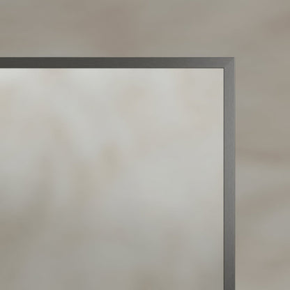 Docklands Rectangular Mirror 50x80cm Brushed Stainless Steel