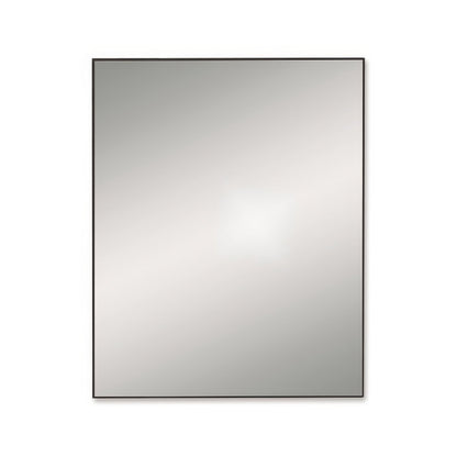 Docklands Rectangular Mirror 80x100cm Black