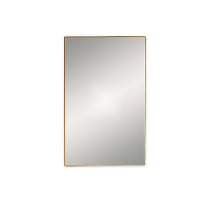 Docklands Rectangular Mirror 80x100cm Brushed Brass