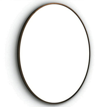 Docklands Round Mirror 80cm Brushed Bronze