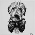Rory Dobner Dolly Wirehair Dachshund Dog Tile